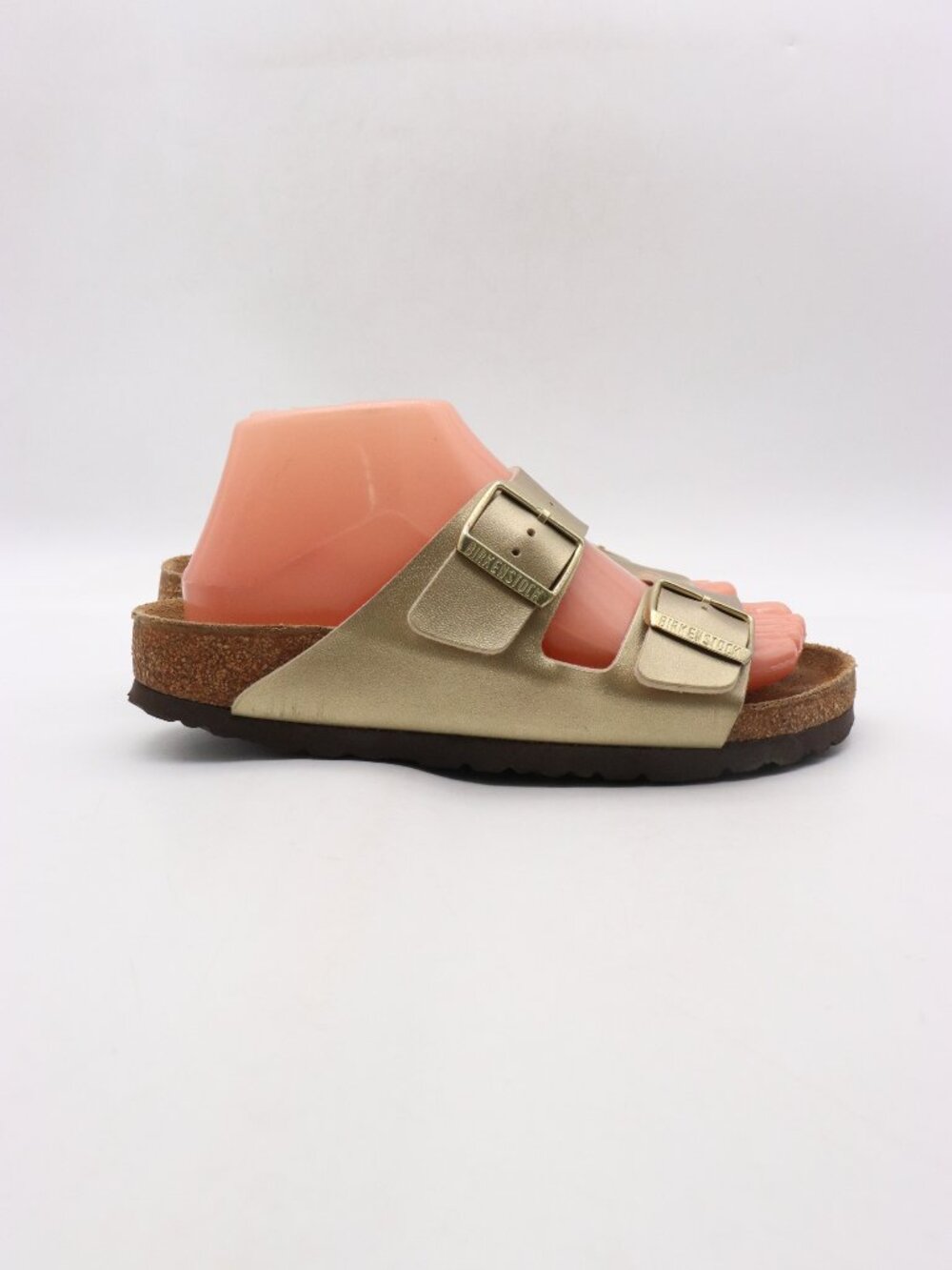 Birkenstock Arizona Birko-Flor Women’s EU Size 38 US 7Gold Casual Sandals